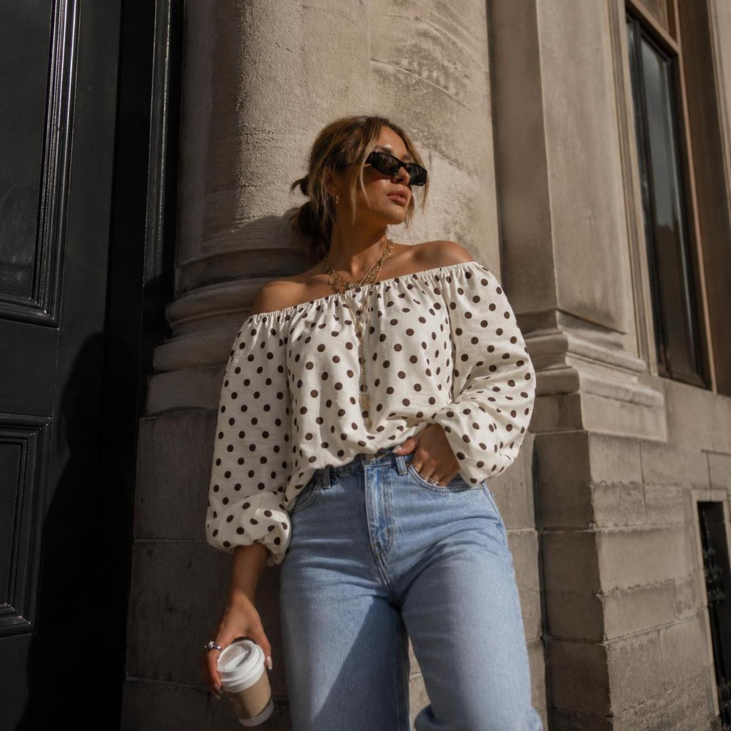 Off-Shoulder Top Blouse