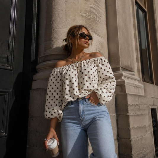 Off-Shoulder Top Blouse