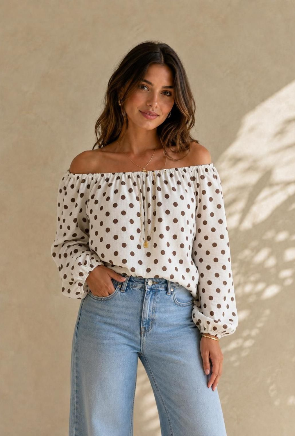 Off-Shoulder Top Blouse